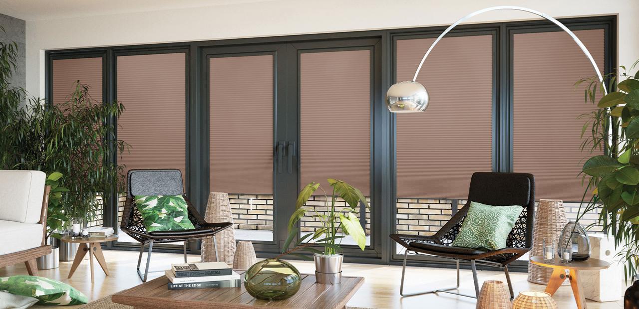 Flat Style Roman Shades with Draperies